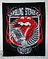 нашивка на спину rolling stones (лого с микрофоном)