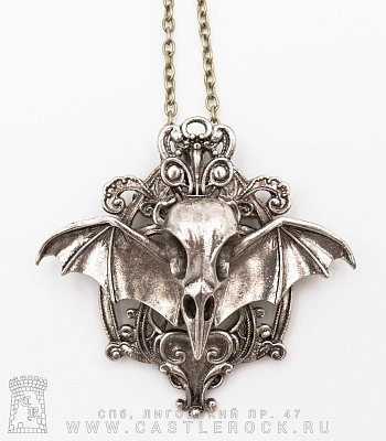 подвес-брошь restyle pol21 череп ворона