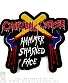 нашивка на спину cannibal corpse "hammer smashed face" (вышивка)