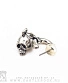 серьга alchemy gothic (алхимия готик) e202 skull
