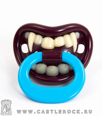 соска-пустышка клыки вампира с кольцом