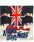 чехол на подушку beatles "a hard day's night" (флаг и лица)