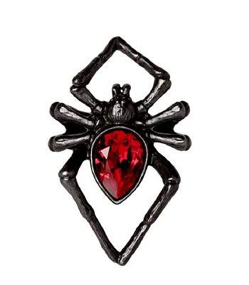 кольцо alchemy gothic (алхимия готик) r222b black widow