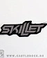 нашивка skillet (лого серое, вышивка)