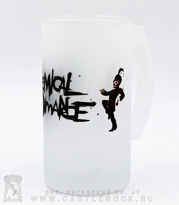 кружка пивная стеклянная my chemical romance