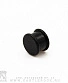Плаг Силикон Черный 12 мм (14х10)