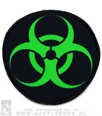нашивка biohazard (круглая)