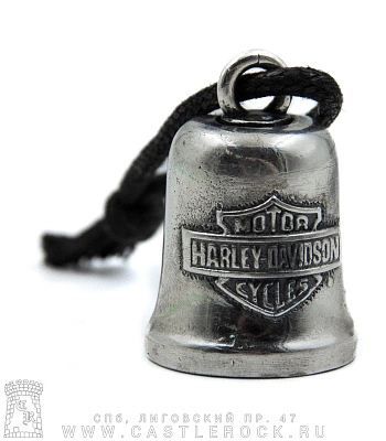 колокольчик-оберег harley-davidson (череп и гаечные ключи)