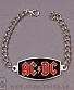 браслет на цепочке ac/dc
