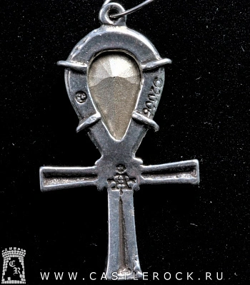 серьга alchemy gothic (алхимия готик) e239 crystalankh
