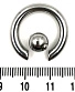 Кольцо BCR Хард Сталь 4 х 16 х 8 (с пружинным шариком)