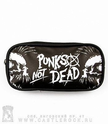 пенал-раскладушка punks not dead (череп панка)