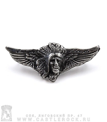 значок цанга indian motorcycle (шаман)