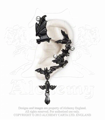 серьга кафф alchemy gothic (алхимия готик) e345 night sky