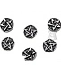 пуговицы alchemy gothic (алхимия готик) s6 pentagram buttons