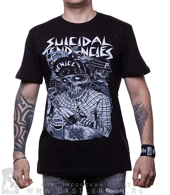 футболка suicidal tendencies (зомби-скейтеры)