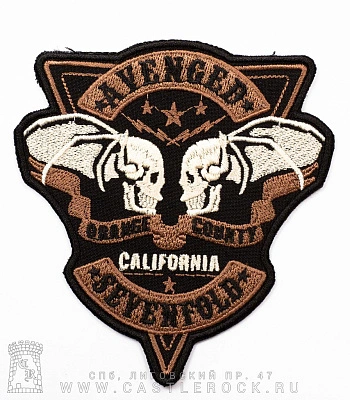 нашивка avenged sevenfold "orange county california" (вышивка)