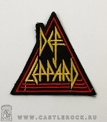 нашивка def leppard (лого, малая, вышивка)