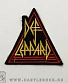нашивка def leppard (лого, малая, вышивка)