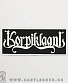 нашивка korpiklaani (надпись белая) 