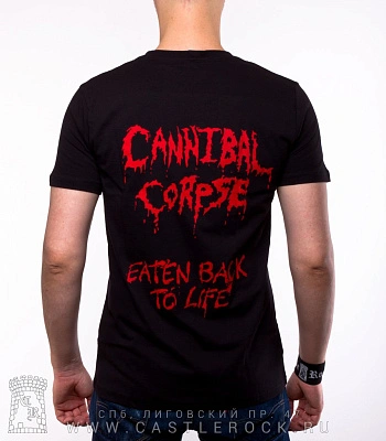 футболка cannibal corpse "eaten back to life" (лого классическое)