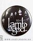 магнит круглый lamb of god (группа, ч/б)