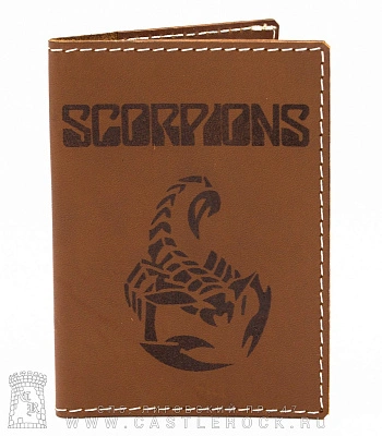 обложка для документов scorpions
