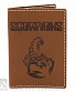 обложка для документов scorpions