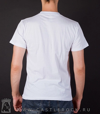 футболка rancid "and out come the wolves" (белая)