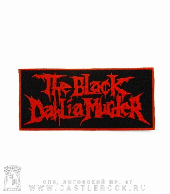 нашивка black dahlia murder (лого красное)