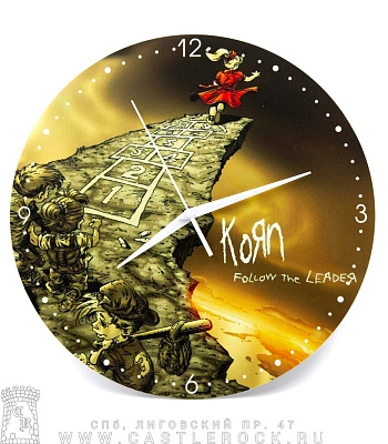 часы настенные korn "follow the leader"