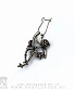 серьга alchemy gothic (алхимия готик) e245 reaper's garden
