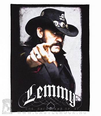 нашивка на спину motorhead lemmy