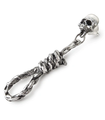 серьга alchemy gothic (алхимия готик) e256 hang man's noose