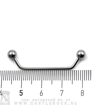 Штанга Индастриал U-Образная Сталь с Шариками 1,6 х 30 х 5/5