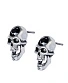 серьги alchemy gothic (алхимия готик) e427 screaming skull era