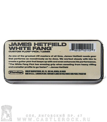 набор медиаторов metallica hetfield white fang (6 шт., 1 мм) ph122t1.0