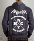балахон на молнии anthrax (серый)