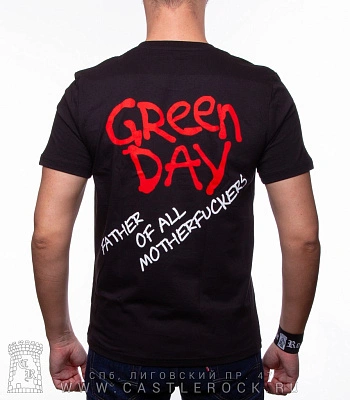 футболка green day "father of all motherfuckers" (единорог)
