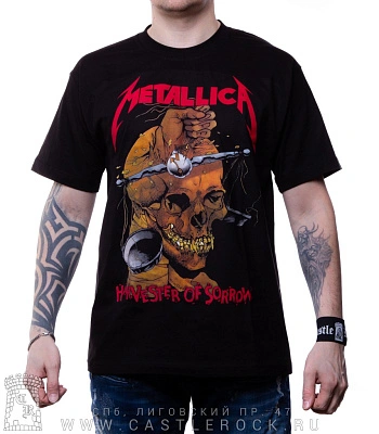 футболка metallica "harvester of sorrow"