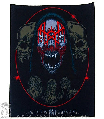 нашивка на спину sleep token (черепа)