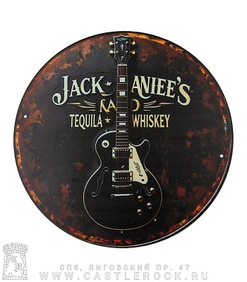 табличка jack daniel's (круглая)
