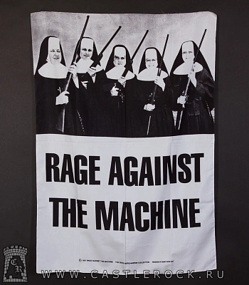 флаг rage against the machine (монашки)