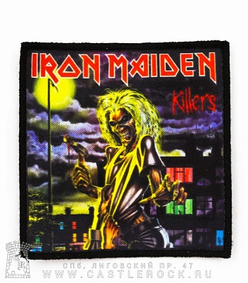 нашивка iron maiden "killers"