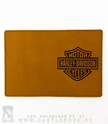 обложка для документов harley-davidson (лого горизонтально)
