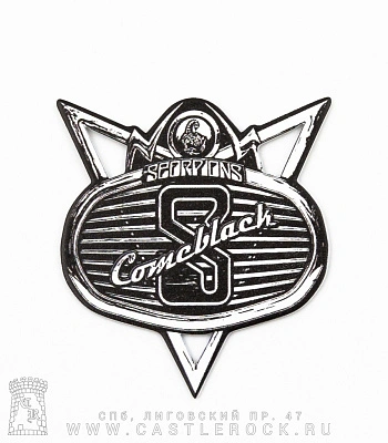 магнит металлический scorpions "comeblack"