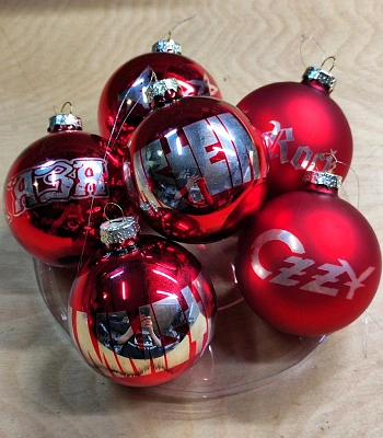 елочное украшение шар (стекло, в ассортименте)