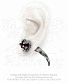 серьга alchemy gothic (алхимия готик) e325 dragon orb claw
