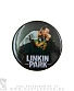 значок linkin park chester bennington (с микрофоном, зеленый)