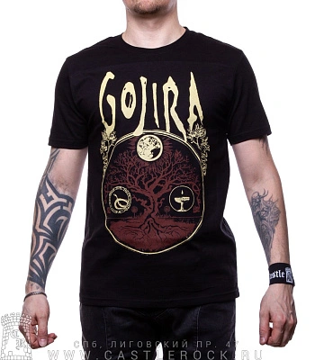 футболка gojira "cycles"